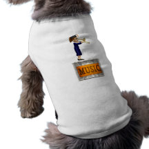 Music Teacher Doggie T Shirt
