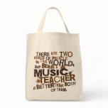 Music Teacher Gift Tote Bags