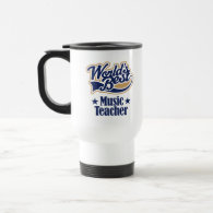 Music Teacher Gift For (Worlds Best) Coffee Mug