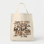 Music Teacher Gift Tote Bags