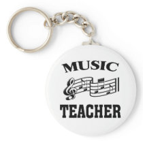 MUSIC TEACHER KEYCHAIN