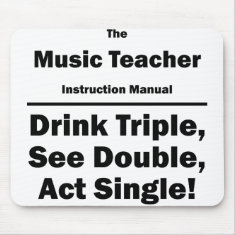 music teacher mousepad