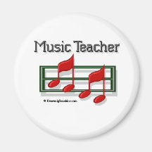 Music Teacher Notes Magnet