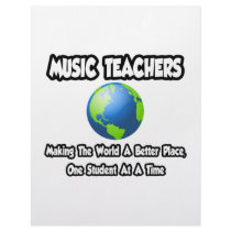Music Teachers...Making the World a Better Place Personalized Letterhead