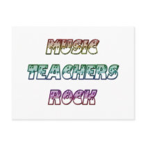 MUSIC TEACHERS ROCK postcards