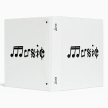 Music Text Design Binders