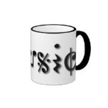 Music Text Design Mugs