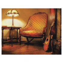 Music - The chair and the lute letterhead