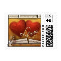 Music themed Love postage postage by perfectpostage Music themed Love postage postage