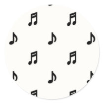 Music Themed Stickers :: Black Music Notes by mrssocolov2 Music Themed Stickers :: Black Music Notes