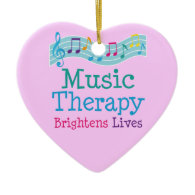 Music Therapy Brightens Lives Ornament