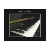 Music Time (Piano) postcards