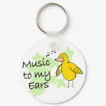 Music to My Ears Keychain