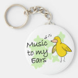 Music to My Ears Keychain