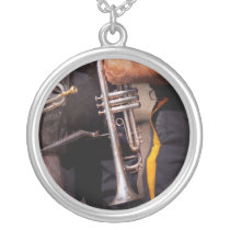 Music - Trumpet - Police marching band Pendant