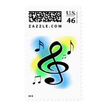 Music Tunes postage by scampdesigns Music Tunes postage