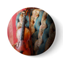 Music - Violin - Musical Elegance Pinback Button