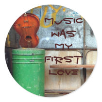 MUSIC WHICH MY ROOFRIDGE LOVE STICKER