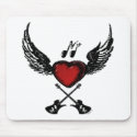Music wingedheart mousepads