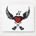 Music Wingedheart Mouse Pads