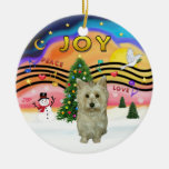 Música 2 de Navidad - mojón Terrier (S2) Adorno Para Reyes
