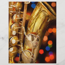 Música - saxofón - muy saxxy tarjeton