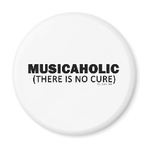 Musicaholic (There Is No Cure) magnets by Musicall Musicaholic (There Is No Cure) magnets