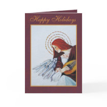 Musical Angel holiday card by klocke Musical Angel holiday card