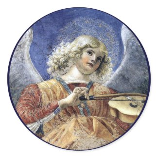 Musical Angel Sticker sticker