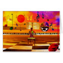 Musical art card