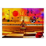 Musical art card