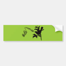 Musical Bird Change Colors Bumper Sticker