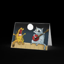 Musical Cat Band cards
