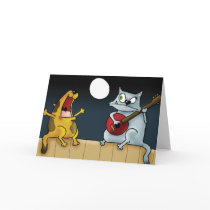 Musical Cat Band cards by arkhamdesignstudios Musical Cat Band cards