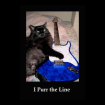 Musical Cat Poster posters