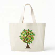 Musical Cherry Notes Tree Fun Custom Gift Tote Bag