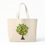 Musical Cherry Notes Tree Fun Custom Gift Tote Bag