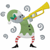 Musical Christmas - Elf embroidered shirts