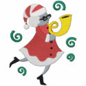 Musical Christmas - Mrs Claus embroidered shirts