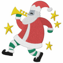 Musical Christmas - Santa embroidered shirts by Embroidery4U Musical Christmas - Santa embroidered shirts