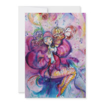 MUSICAL CLOWN invitations