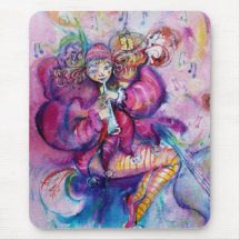 MUSICAL CLOWN MOUSE PAD