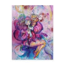 MUSICAL CLOWN postcards