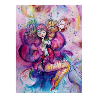 MUSICAL CLOWN print