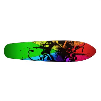 Musical Colour Board skateboard