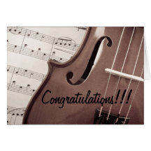 Musical Congratulations Greeting Card
