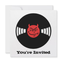 Musical Devil Personalized Invites