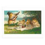 Musical Easter Greetings postcards