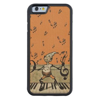 Musical Elf Goblin Piano Music Notes Carved® Maple iPhone 6 Bumper