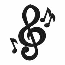 Musical embroidered shirts